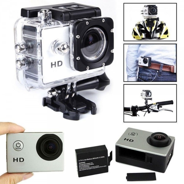 Câmara Desportiva Tipo GoPro 1080p
